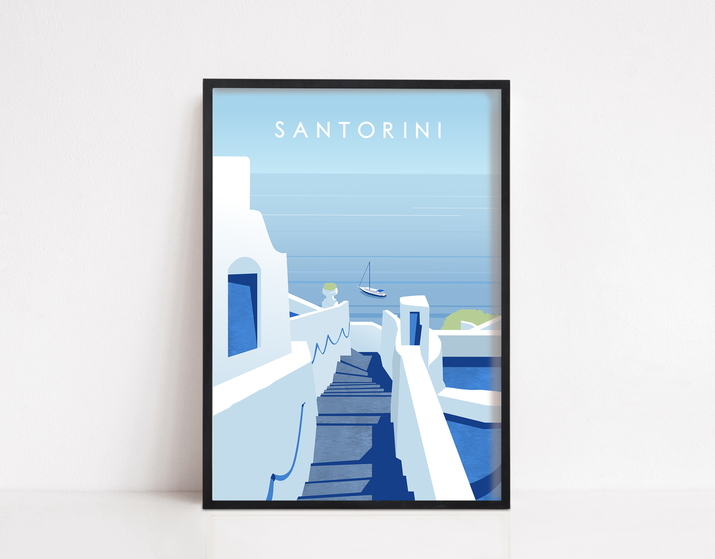 Santorini Print